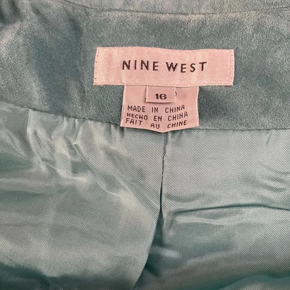 🔥SALE Nine West fully lined suede zipper down jacket